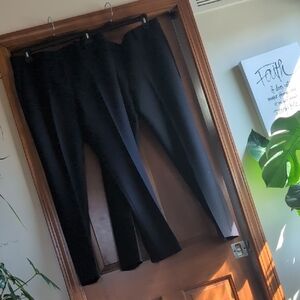Ann Taylor The Sophia Navy  And Black Trousers 2 Pairs